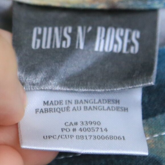 Guns N' Roses Official Band Tee Shirt Use Your Illusion 1991 Tie Dye Size Small - Picture 3 of 7